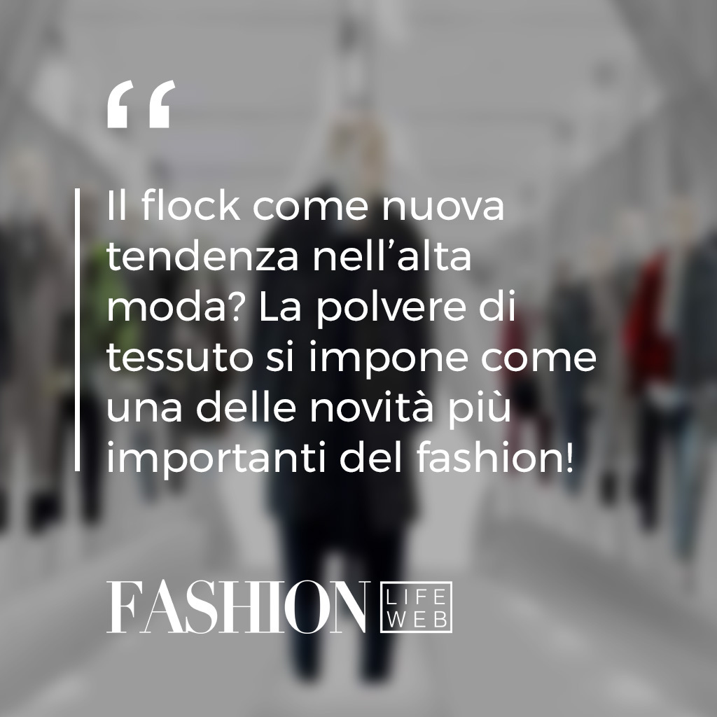 Fashion polvere tessuto trend moda